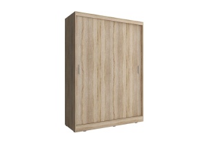 DULAP DORMITOR WIKI 130 STEJAR SONOMA DESIGN MODERN PSK