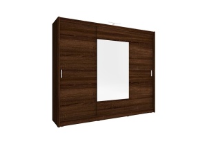 DULAP DORMITOR WIKI 250 STEJAR SONOMA CIOCOLATIU DESIGN MODERN PSK