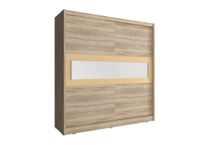 DULAP DORMITOR WIKI IV 180 STEJAR SONOMA DESIGN MODERN PSK