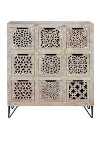 DULAP LIVING RITUAL 102CM, LEMN DE MANGO SI METAL, GINER Y COLOMER - Img 4