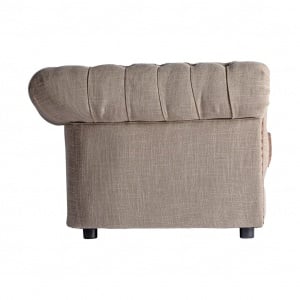 FOTOLIU CONFORTABIL LOCRI REF. 27131, DIN LEMN MASIV, TEXTIL SI POLIESTER, STIL CHESTERFIELD, VIC - Img 3