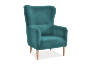 FOTOLIU RELAX VELVET TURCOAZ BLUVEL 85 STIL CLASIC