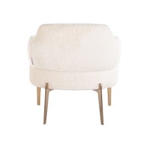 FOTOLIU VENUS, ALB CHENILLE 900 S4558, CONFECTIONAT DIN 100% POLIESTER, SPUMA, PLACAJ, METAL SI LEMN DE PIN, STIL MODERN - Img 3