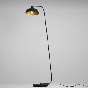 LAMPADAR ESPACE, 165 CM, NEGRU, DIN METAL, STIL VINTAGE