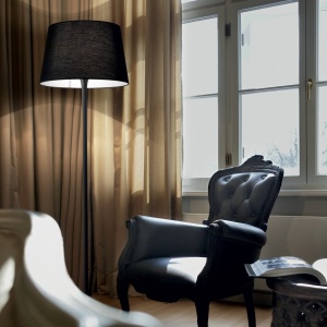 LAMPADAR LONDON PT1, NEGRU, DIN METAL, STIL CLASIC - Img 2