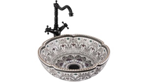 LAVOAR REA ASANTI, MULTICOLOR, 42,5 CM, DIN CERAMICA, CALITATE SUPERIOARA - Img 2