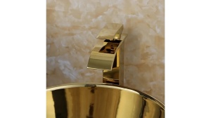 LAVOAR REA SOFIA, AURIU, 41 CM, DIN CERAMICA, CALITATE SUPERIOARA - Img 5