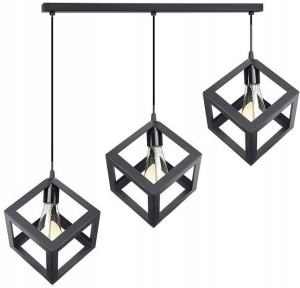 LUSTRA DENVER 180979A, NEGRU, DIN OTEL DE INALTA CALITATE, DESIGN MODERN, TU