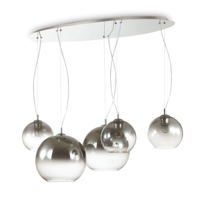 LUSTRA NEMO SP5, CROM, DIN STICLA, STIL MODERN