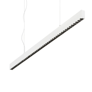 LUSTRA OFFICE SP 3000K, ALB, DIN ALUMINIU, STIL MODERN
