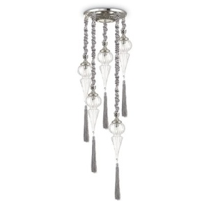 LUSTRA/PLAFONIERA DESIGN CLASIC, HAMMAM SP5, ARGINTIE, IDEAL LUX