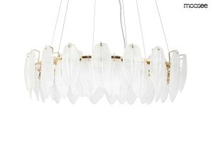 LUSTRA ROCH 100 GOLD, CONFECTIONATA DIN STICLA SI METAL, STIL MODERN