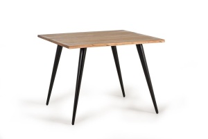 MASA DINING 1078, MARO/NEGRU, LEMN MASIV DE ACACIA SI METAL, STIL VINTAGE G&C