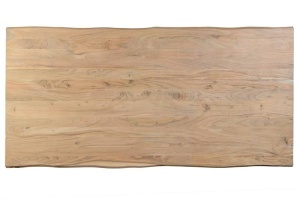MASA DINING 140CM, MARO/NEGRU, LEMN MASIV DE ACACIA SI METAL GINER Y COLOMER - Img 2