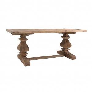 MASA DINING ABO REF. 21389, DIN LEMN MASIV DE PIN, STIL VINTAGE, VIC - Img 2