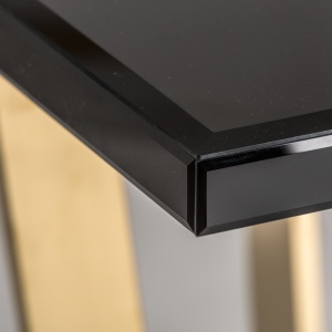 MASA DINING BICHES REF. 25766, DIN METAL SI STICLA, STIL MODERN, VIC - Img 3