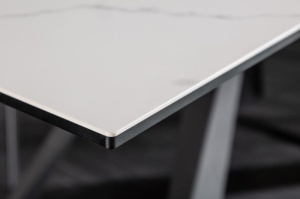 MASA DINING, CONCORD 180/230CM, DIN CERAMICA, STICLA SI METAL, ASPECT MARMURA, ARTIM GROUP SELECTION - Img 4