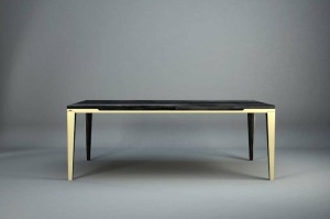 MASA DINING DYLE ESSENCE 001 200x100, DIN METAL SI LEMN MASIV, STIL MODERN B2