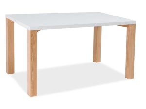 MASA DINING EGON 120X80 ALB MAT/FAG STIL SCANDINAV SIGNAL - Img 2