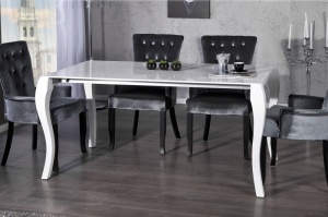 MASA DINING EXTENSIBILA ALB LUCIOS BAROCCO 20053 - DESIGN VINTAGE - Img 3