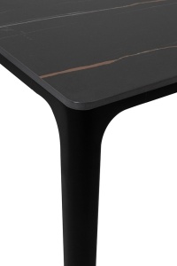 MASA DINING SLIM 240 NEAGRA, CONFECTIONATA DIN CERAMICA SI ALUMINIU, STIL MODERN - Img 3
