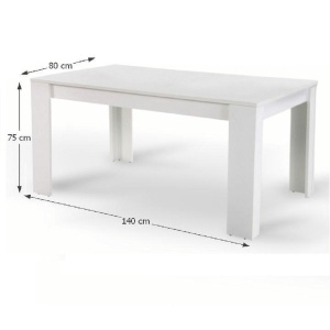 MASA DINING TOMY NEW, ALB, STIL MODERN, TK - Img 2