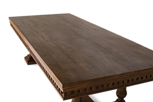 MASA ELEGANTA, CLASICA 280CM, MARO, DIN LEMN DE MANGO, MODEL DEOSEBIT - Img 6