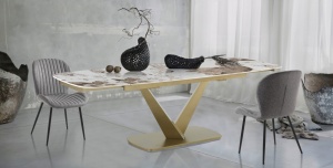 MASA EXTENSIBILA HANDS, DIN METAL SI CERAMICA 160/240CM, ARTIM GROUP SELECTION - Img 5