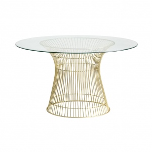 MASA LIVING REUT REF. 26140, DIN METAL SI STICLA, STIL MODERN, VIC - Img 2