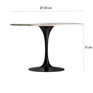 MASA LIVING SANKT REF. 28458, DIN METAL SI MARMURA SINTETICA, STIL MODERN, VIC - Img 2