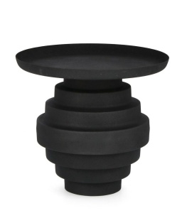 MASUTA DE CAFEA AMBA 40 NEAGRA, CONFECTIONATA DIN OTEL, STIL MODERN