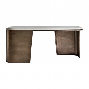 MASUTA DE CAFEA LINTHAL REF. 29575, DIN METAL SI MARMURA, STIL VINTAGE, VIC
