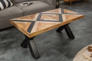 MASUTA DE CAFEA, LONG ISLAND 110CM, COD 40854, DIN LEMN DE MANGO SI METAL