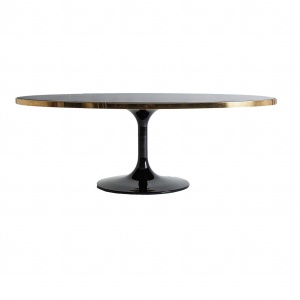 MASUTA DE CAFEA OZD REF. 27373, DIN MARMURA SINTETICA SI METAL, STIL MODERN, VIC