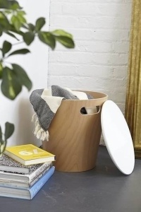 MASUTA DE CAFEA WOODROW ALB/NATURAL DIN LEMN STIL MODERN - Img 2