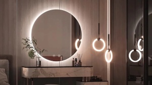 OGLINDA BAIE REA HZJ080, CU LED, 80CM, DIN STICLA, CALITATE SUPERIOARA - Img 6