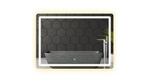 OGLINDA BAIE REA P10407, CU LED, 80x60CM, DIN STICLA, CALITATE SUPERIOARA