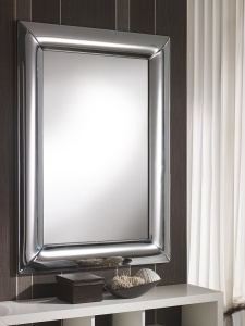 OGLINDA DECORATIVA CURVES 651542, 103X75, DIN OGLINDA SI MDF, STIL MODERN, SCHULLER
