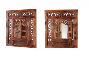 OGLINDA DECORATIVA SECRET WINDOW 36633 MARO MAHN STIL RUSTIC - Img 6