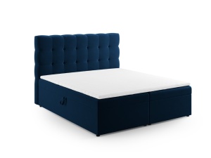 PAT BOXSPRING 180X200CM, CU LADA DEPOZITARE, DIN CATIFEA, DIVERSE NUANTE, ARTIM GROUP SELECTION - Img 4