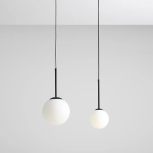 PENDUL BOSSO MINI 14, 200 CM, NEGRU, DIN STICLA SI METAL, STIL MODERN