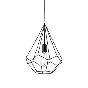 PENDUL DESIGN VINTAGE, NEGRU, AMPOLLA-3 SP1, IDEAL LUX
