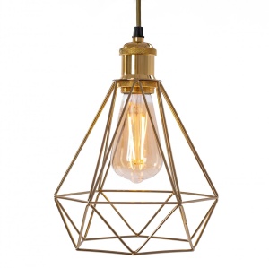 PENDUL DIAMOND LIGHT 392197, 20X120 cm, AURIU SI NEGRU, DIN METAL, STIL MODERN, TU