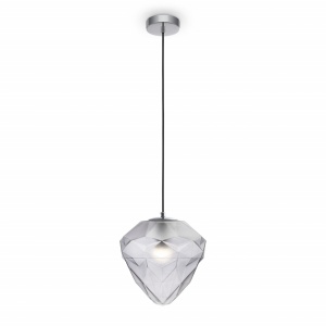 PENDUL GLOBO P053PL-01GR, DIN METAL SI STICLA, STIL MODERN, MAYTONI