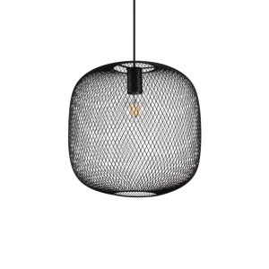 PENDUL NET SP1 D34, NEGRU, DIN METAL, STIL MODERN