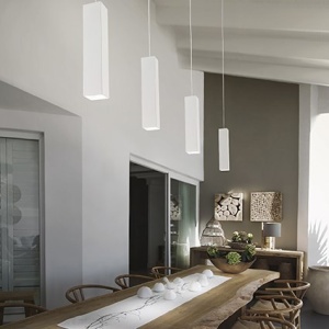 PENDUL SKY SP1, ALB MAT, DIN METAL, STIL MODERN - Img 2