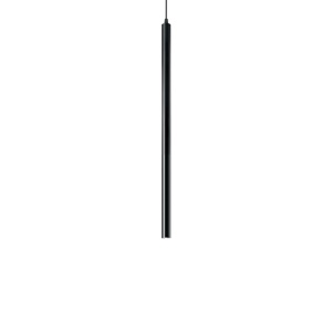 PENDUL ULTRATHIN SP D040 ROUND, NEGRU, DIN METAL, STIL MODERN