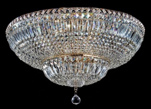 PLAFONIERA BASFOR DIA100-CL-16-G, DIN METAL SI STICLA, STIL MODERN, MAYTONI