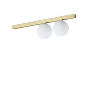 PLAFONIERA BINOMIO PL2, ALAMA, DIN METAL, STIL MODERN