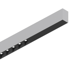 PLAFONIERA FLUO ACCENT 1800 4000K ALUMINUM IDEAL LUX